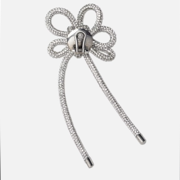 Brand new Acne Studios Bow Crystal Earring (single one) Clip-On - Picture 3 of 4